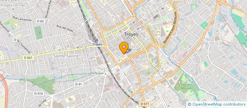 localisation de l'entreprise MONSIEUR PIERRE THOMAS à TROYES