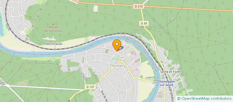 localisation de l'entreprise MONSIEUR PIERRE THOMAS  THOMERY