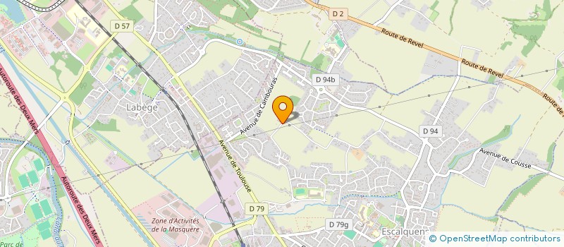 localisation de l'entreprise MONSIEUR PIERRE THOMAS  ESCALQUENS