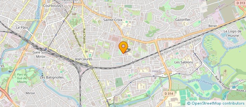 localisation de l'entreprise MONSIEUR PIERRE THOURAULT  LE MANS