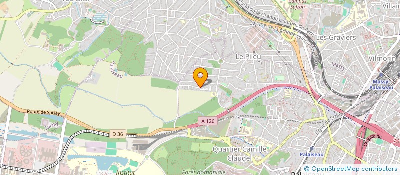 localisation de l'entreprise MONSIEUR PIERRE THUILLIER à PALAISEAU