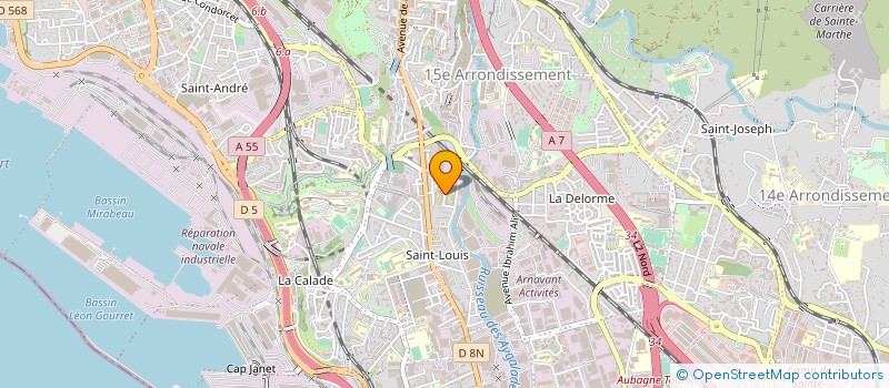 localisation de l'entreprise MONSIEUR PIERRE TINARD à MARSEILLE