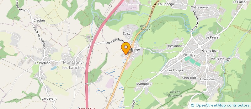 localisation de l'entreprise MONSIEUR PIERRE TINEL à ANNECY