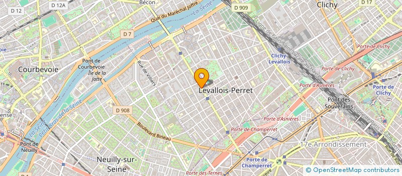 localisation de l'entreprise MONSIEUR PIERRE TINTURIER à LEVALLOIS-PERRET