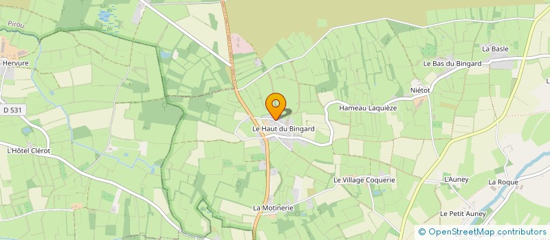 localisation de l'entreprise MONSIEUR PIERRE TIREL  MUNEVILLE-LE-BINGARD