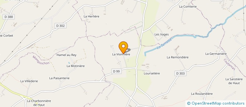 localisation de l'entreprise MONSIEUR PIERRE TISON à NOTRE-DAME-DE-CENILLY