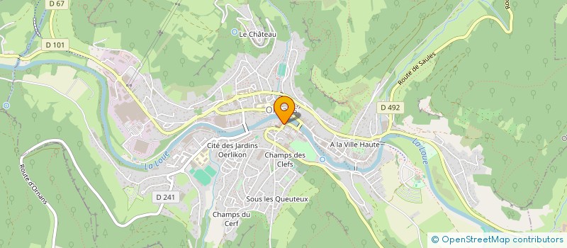 localisation de l'entreprise MONSIEUR PIERRE TISSOT  ORNANS