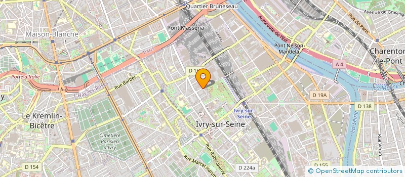 localisation de l'entreprise MONSIEUR PIERRE TOBIAS PEREZ  IVRY-SUR-SEINE