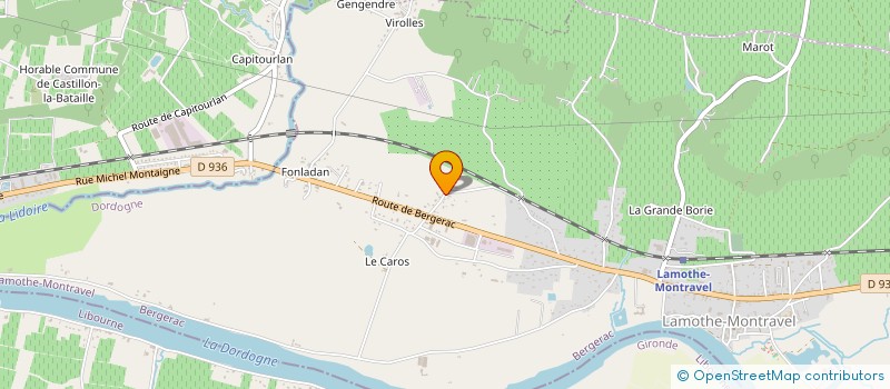 localisation de l'entreprise MONSIEUR PIERRE TODESCHINI  MONTCARET