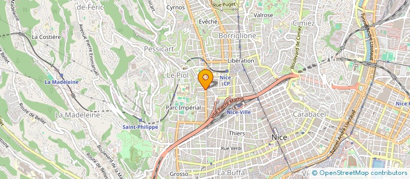 localisation de l'entreprise MONSIEUR PIERRE TOLLARI à NICE
