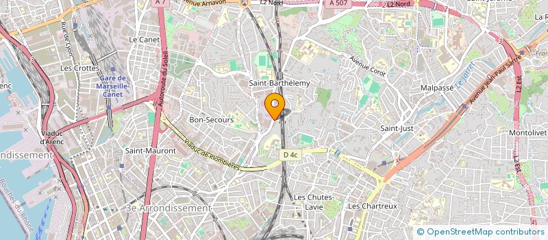 localisation de l'entreprise MONSIEUR PIERRE TONIUTTI à MARSEILLE