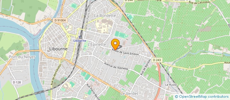 localisation de l'entreprise MONSIEUR PIERRE TORELLI  LIBOURNE