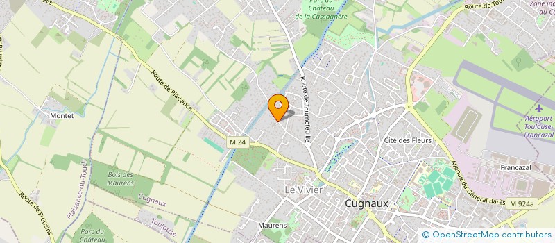 localisation de l'entreprise MONSIEUR PIERRE TORTELLI  CUGNAUX