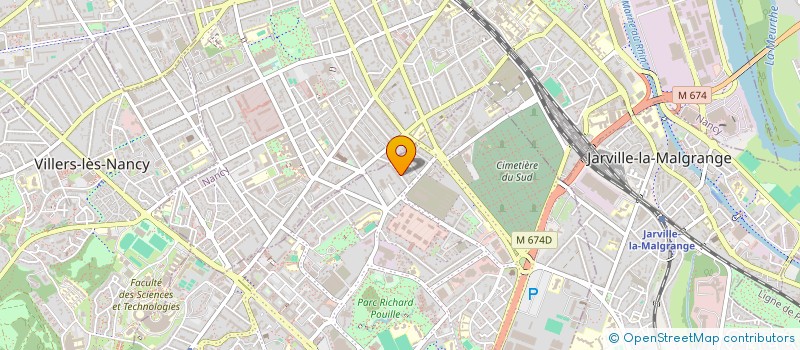 localisation de l'entreprise MONSIEUR PIERRE TOSI  VANDUVRE-LES-NANCY