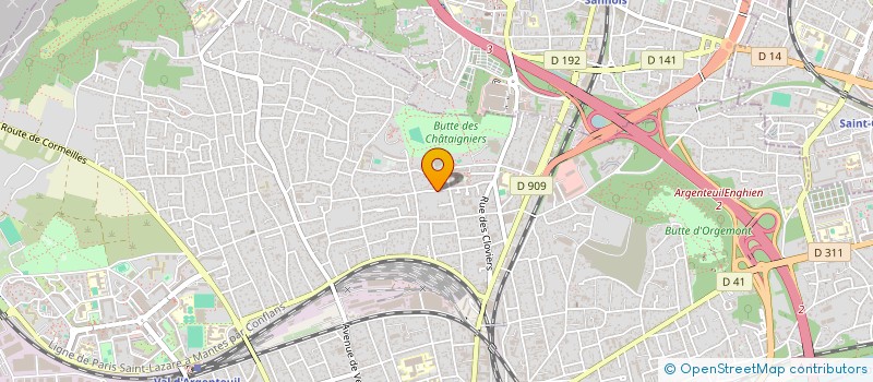 localisation de l'entreprise MONSIEUR PIERRE TOUBIN  ARGENTEUIL