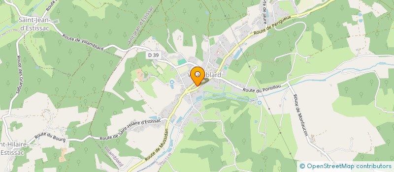 localisation de l'entreprise MONSIEUR PIERRE TOULEMON  MONTAGNAC-LA-CREMPSE