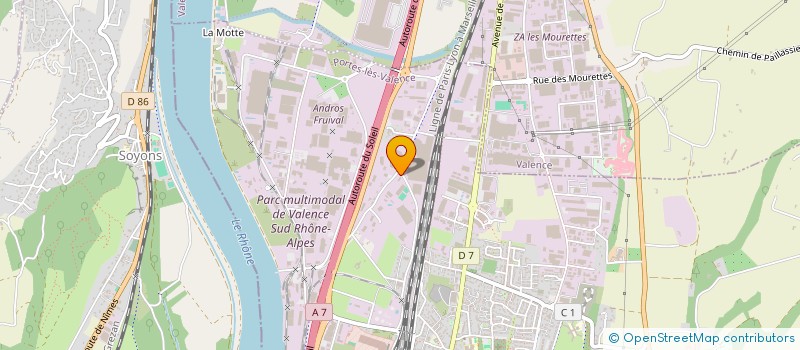 localisation de l'entreprise MONSIEUR PIERRE TOUREL  PORTES-LES-VALENCE