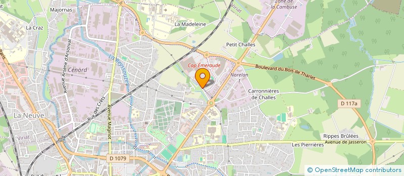 localisation de l'entreprise MONSIEUR PIERRE TOURNAUD à BOURG-EN-BRESSE