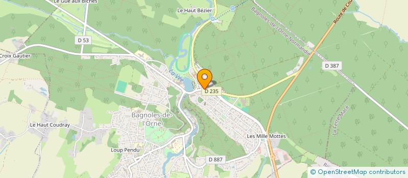 localisation de l'entreprise MONSIEUR PIERRE TOURNIER à BAGNOLES-DE-L'ORNE-NORMANDIE