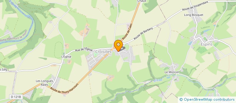 localisation de l'entreprise MONSIEUR PIERRE TOUTAIN  CROISILLES