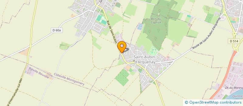 localisation de l'entreprise MONSIEUR PIERRE TOUVIOT  SAINT-AUBIN-D'ARQUENAY