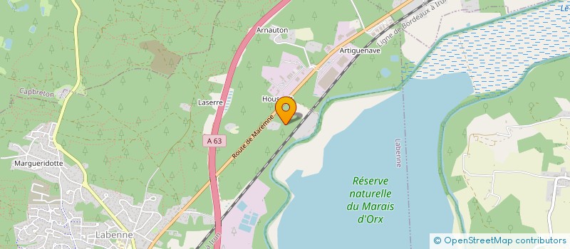 localisation de l'entreprise MONSIEUR PIERRE TOUYA à LABENNE