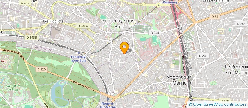 localisation de l'entreprise MONSIEUR PIERRE TRANCHANT à FONTENAY-SOUS-BOIS