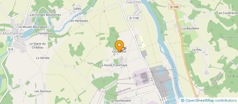 localisation de l'entreprise MONSIEUR PIERRE TRANCHANT  CHAUVIGNY