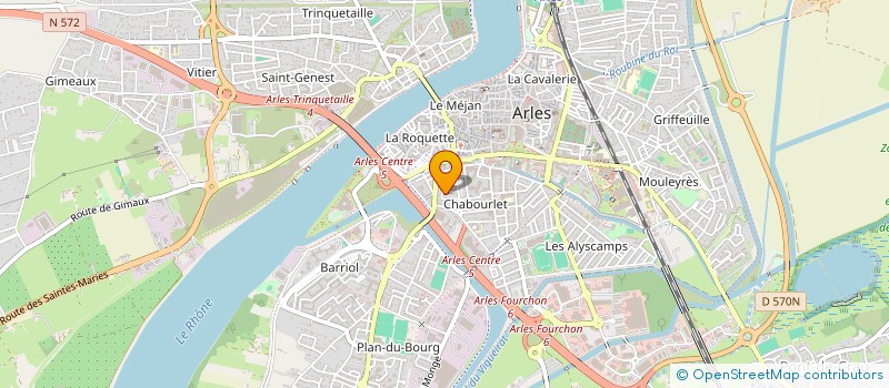 localisation de l'entreprise MONSIEUR PIERRE TRAVERSO à ARLES