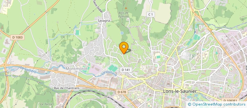 localisation de l'entreprise MONSIEUR PIERRE TREFFOT  MONTMOROT