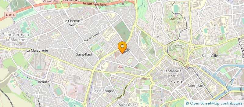 localisation de l'entreprise MONSIEUR PIERRE TREHIOU à CAEN