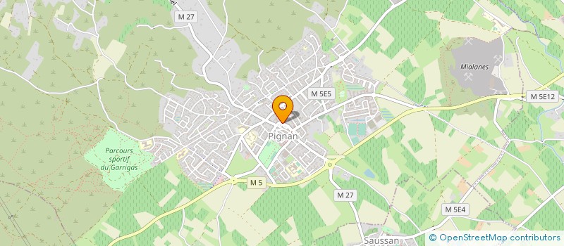 localisation de l'entreprise MONSIEUR PIERRE TREILLET à PIGNAN