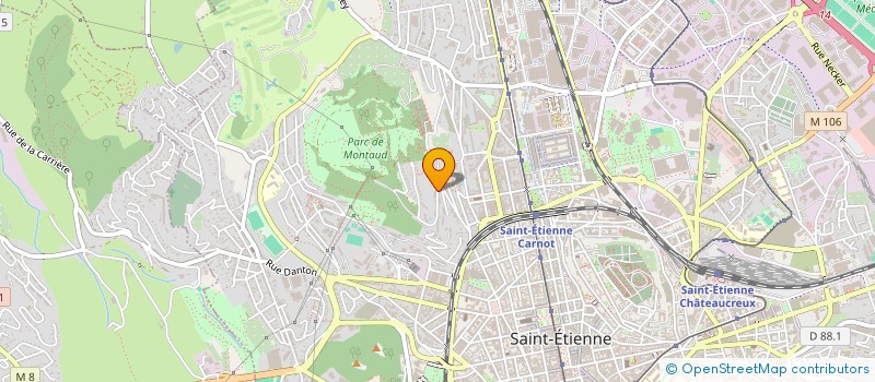 localisation de l'entreprise MONSIEUR PIERRE TRESSAUD  SAINT-ETIENNE