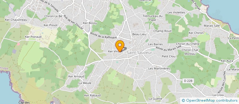 localisation de l'entreprise MONSIEUR PIERRE TRICHET à L'ILE-D'YEU