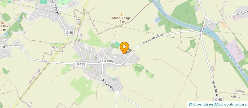 localisation de l'entreprise MONSIEUR PIERRE TRICOT  ESTREES