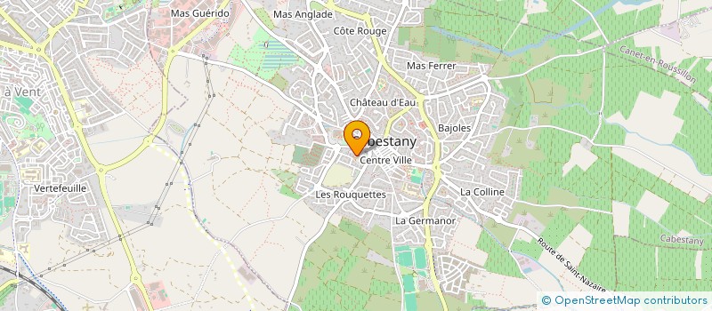 localisation de l'entreprise MONSIEUR PIERRE TRILLAS  CABESTANY