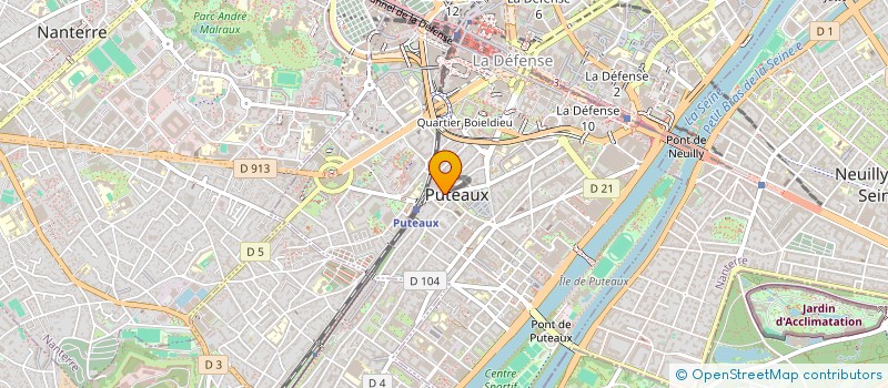 localisation de l'entreprise MONSIEUR PIERRE TRIMBACH  PUTEAUX