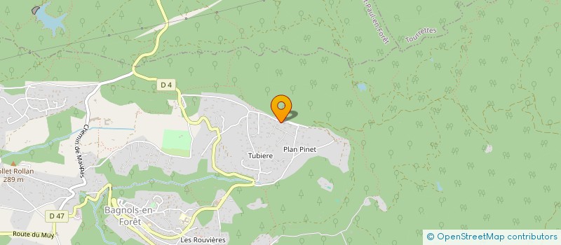 localisation de l'entreprise MONSIEUR PIERRE TRIMBOLI à BAGNOLS-EN-FORET