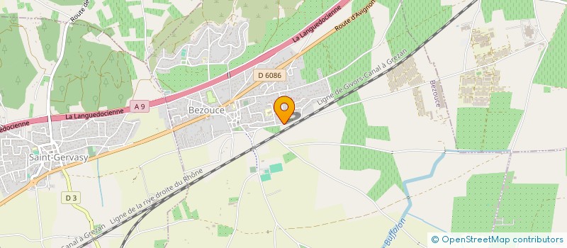 localisation de l'entreprise MONSIEUR PIERRE TRINQUIER  BEZOUCE