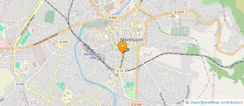 localisation de l'entreprise MONSIEUR PIERRE TROCHESSEC à MONTLUCON