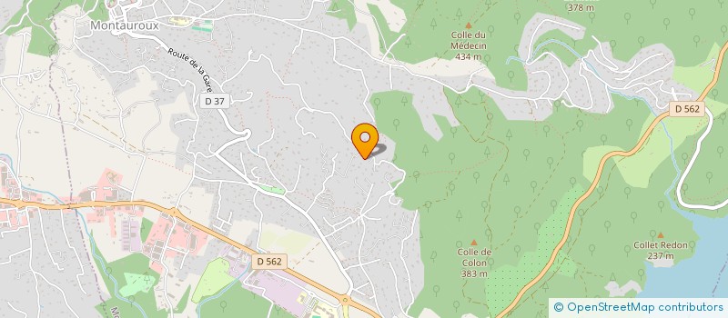 localisation de l'entreprise MONSIEUR PIERRE TROLLE  MONTAUROUX