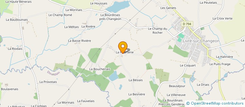 localisation de l'entreprise MONSIEUR PIERRE TROPEE à LIVRE-SUR-CHANGEON