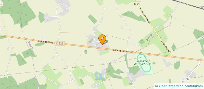 localisation de l'entreprise MONSIEUR PIERRE TROUILLET  BOURTH