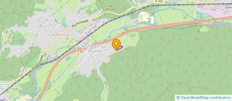 localisation de l'entreprise MONSIEUR PIERRE TUBACH  MUHLBACH-SUR-BRUCHE