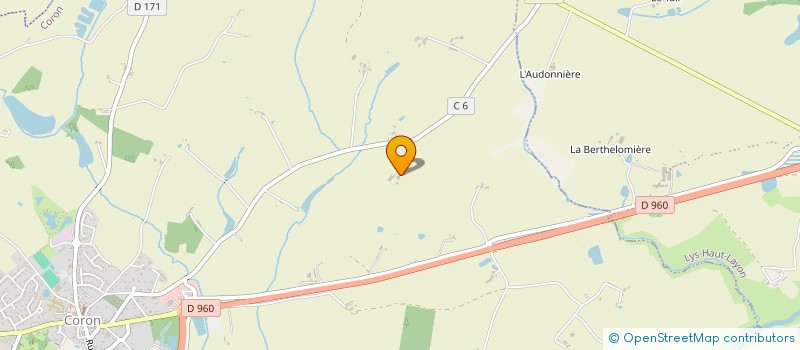 localisation de l'entreprise MONSIEUR PIERRE TUFFET  CORON