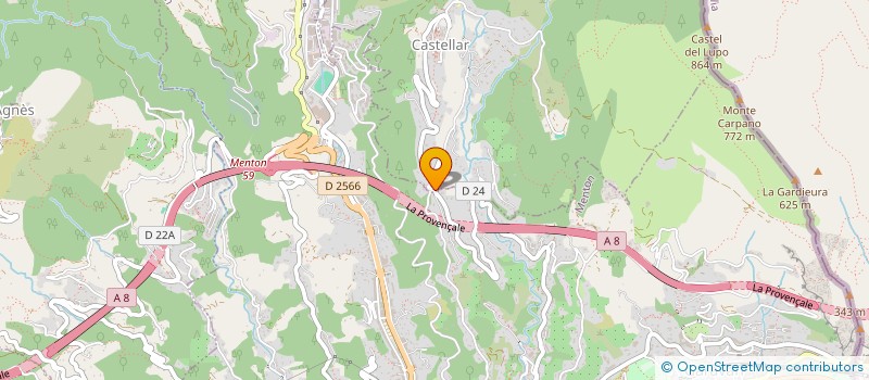 localisation de l'entreprise MONSIEUR PIERRE TULOUP  CASTELLAR