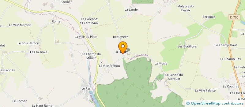 localisation de l'entreprise MONSIEUR PIERRE TURPIN  SAINT-BRANDAN