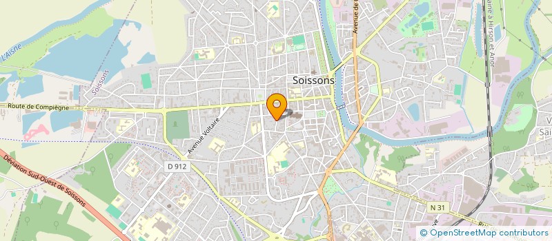 localisation de l'entreprise MONSIEUR PIERRE TURQUIN à SOISSONS