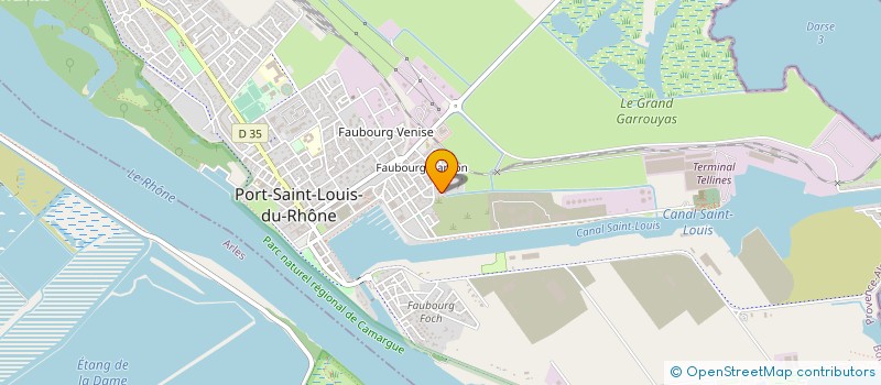 localisation de l'entreprise MONSIEUR PIERRE TZICURIS à PORT-SAINT-LOUIS-DU-RHONE