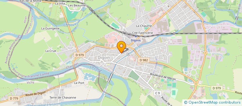 localisation de l'entreprise MONSIEUR PIERRE UHLRICH à DIGOIN